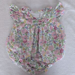 Cecil & Lou Floral Bubble Romper